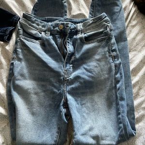 American eagle super high waisted jeans